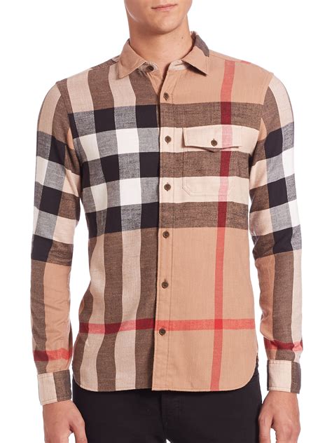 cheap burberry shirts mens|burberry men's shirts on sale.